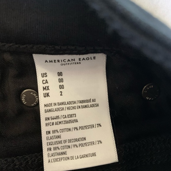 American eagle black jean short - Picture 2 of 2